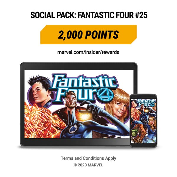 Marvel Insider Fantastic Four #25 Social Pack