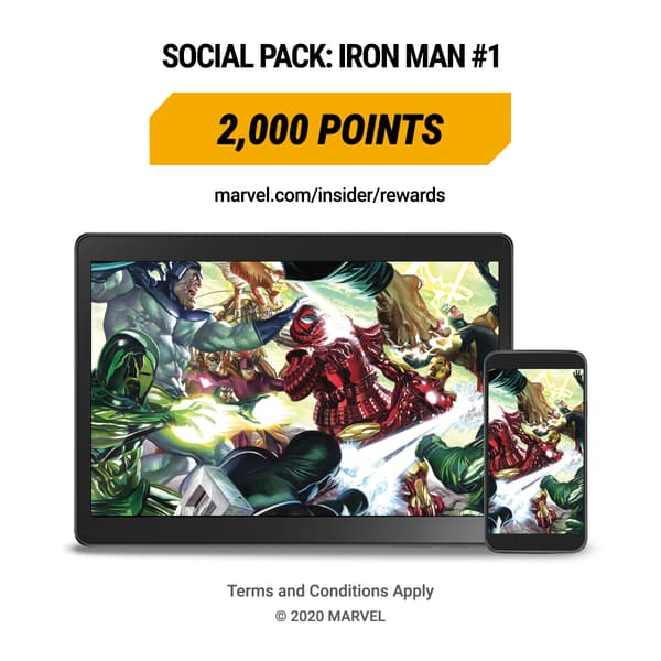 Marvel Insider Social Pack: IRON MAN #1