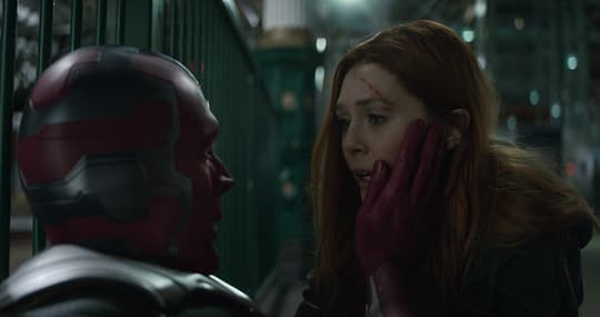 Vision and Wanda Maximoff (Scarlet Witch)