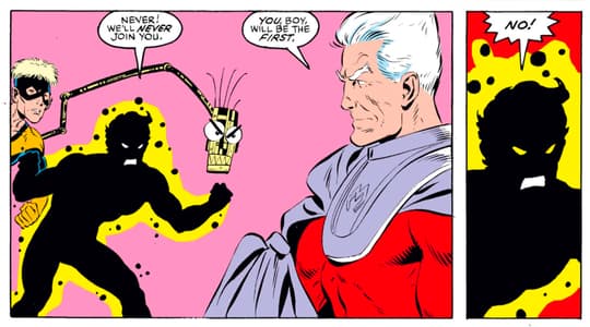 Magneto trying to recruit Mutants