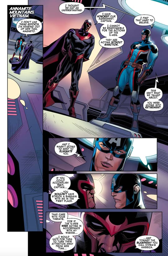 Magneto and Captain America