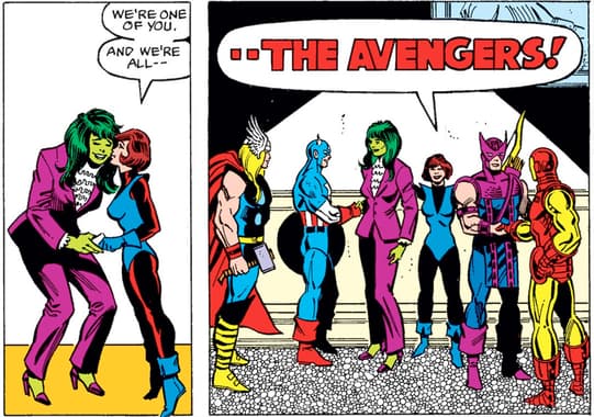 She-Hulk joins the Avengers