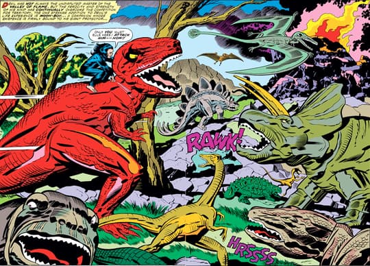 Devil Dinosaur In Comics Powers, Enemies, History | Marvel