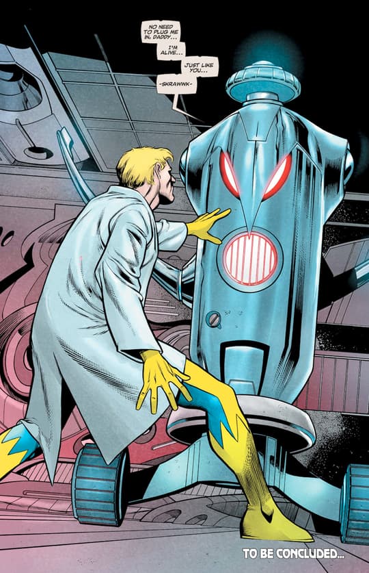 Hank Pym and his "Son", Ultron