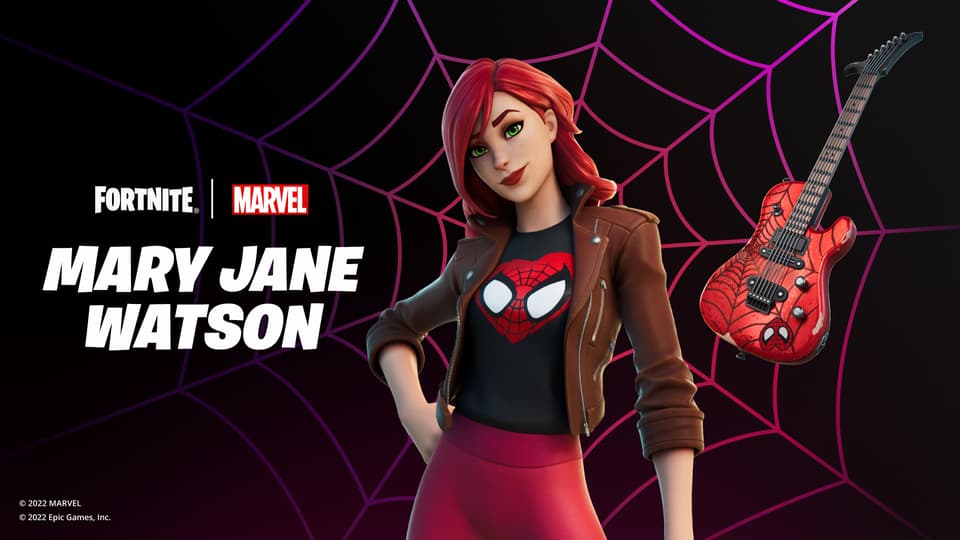 Classic Mary Jane Watson arrives in the Fortnite Item Shop