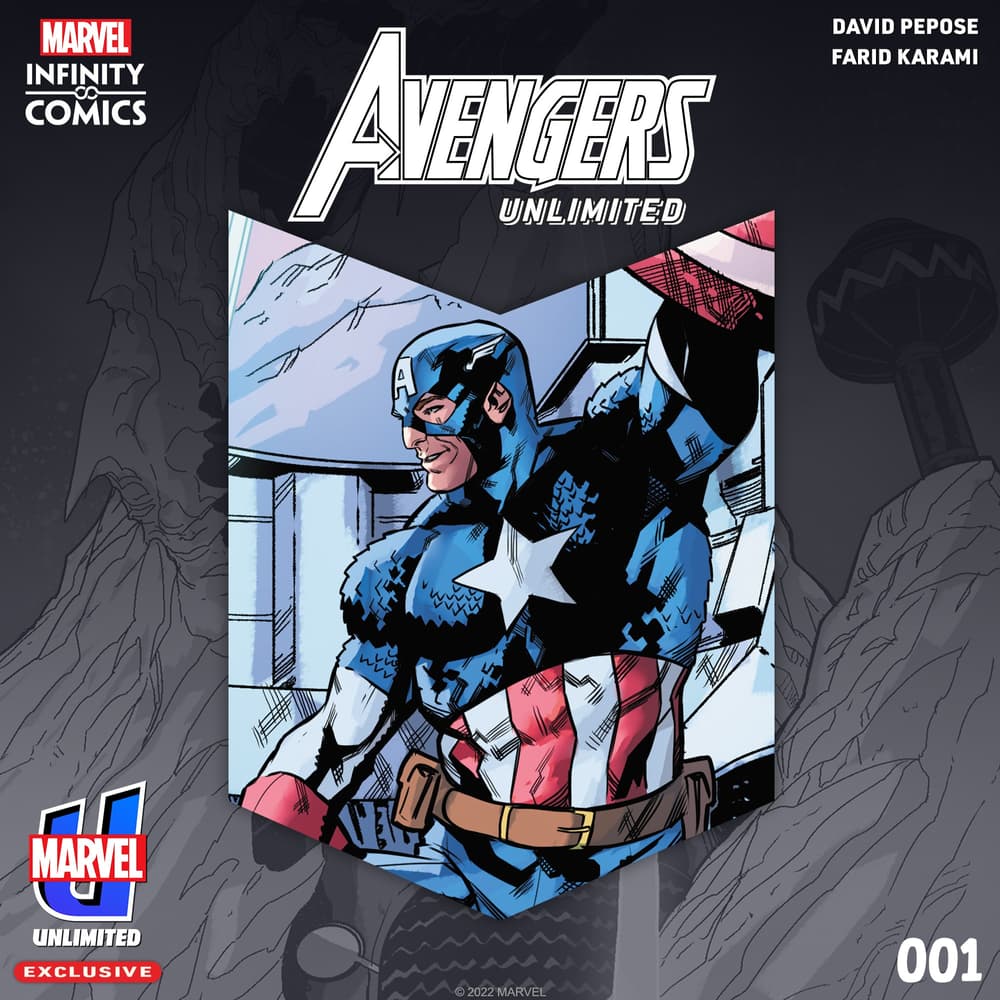 Avengers Unlimited announcement image featuring Captain America 