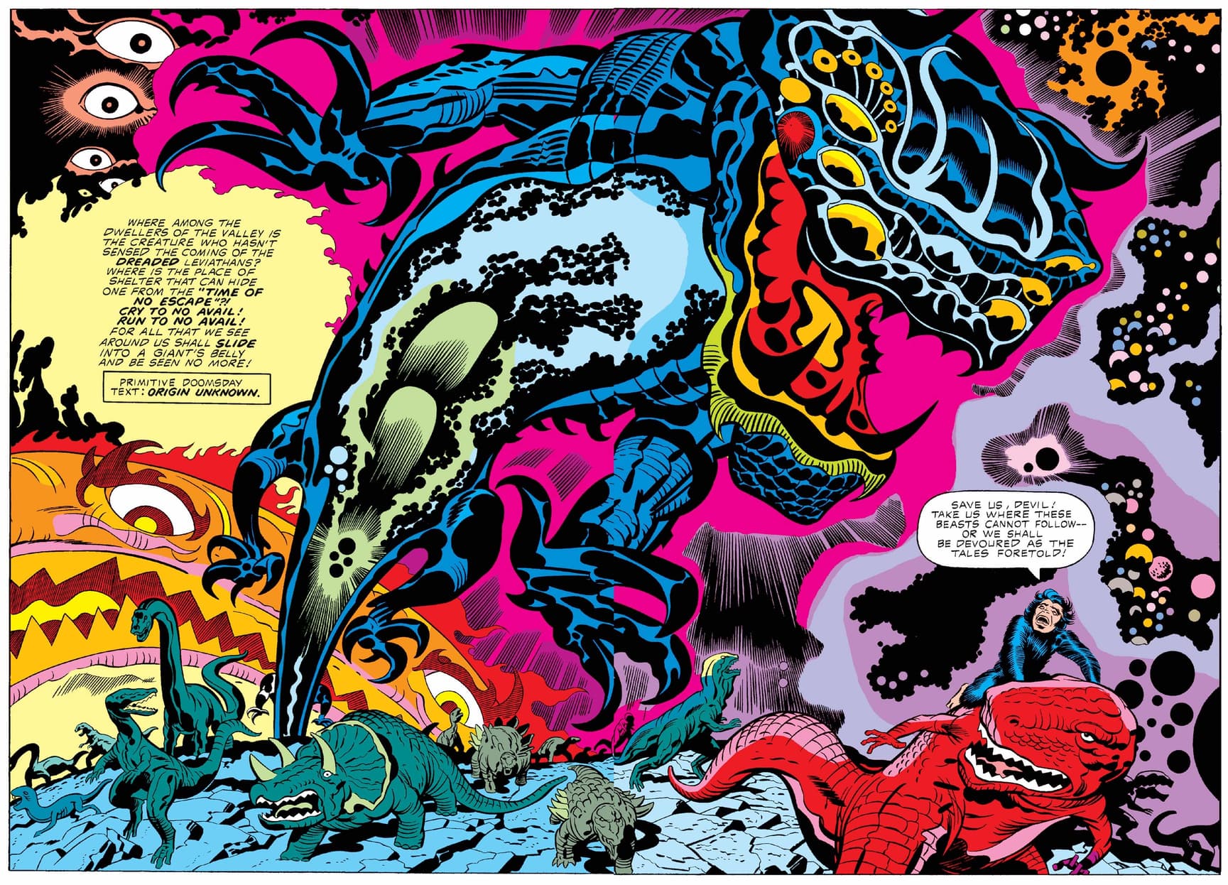 DEVIL DINOSAUR (1978) #4, PAGES 2-3
