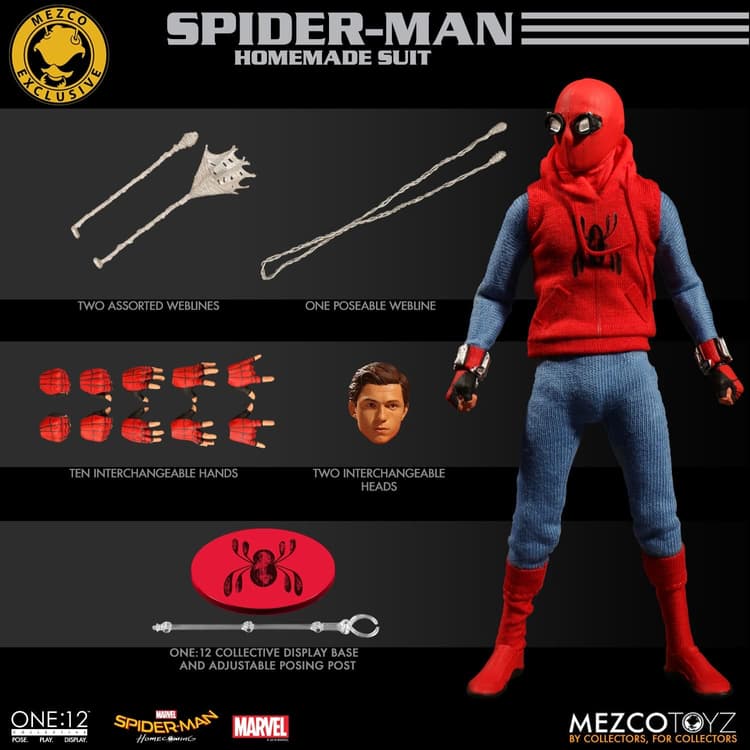 Mezco’s One:12 Collective ‘Spider-Man: Homecoming’ - Homemade Suit Edition Figure