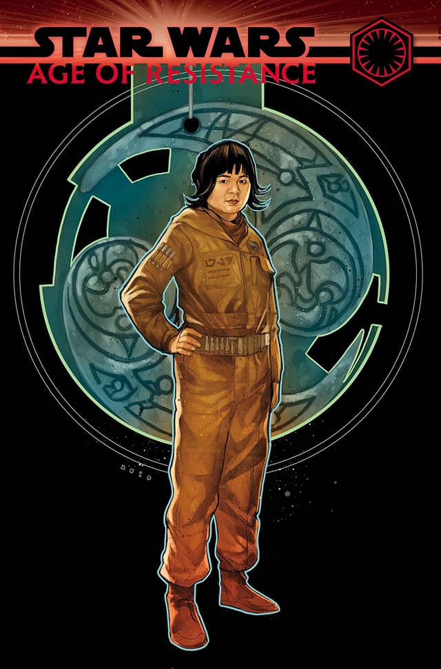 STAR WARS: AGE OF RESISTANCE - ROSE TICO #1 cover by Phil Noto