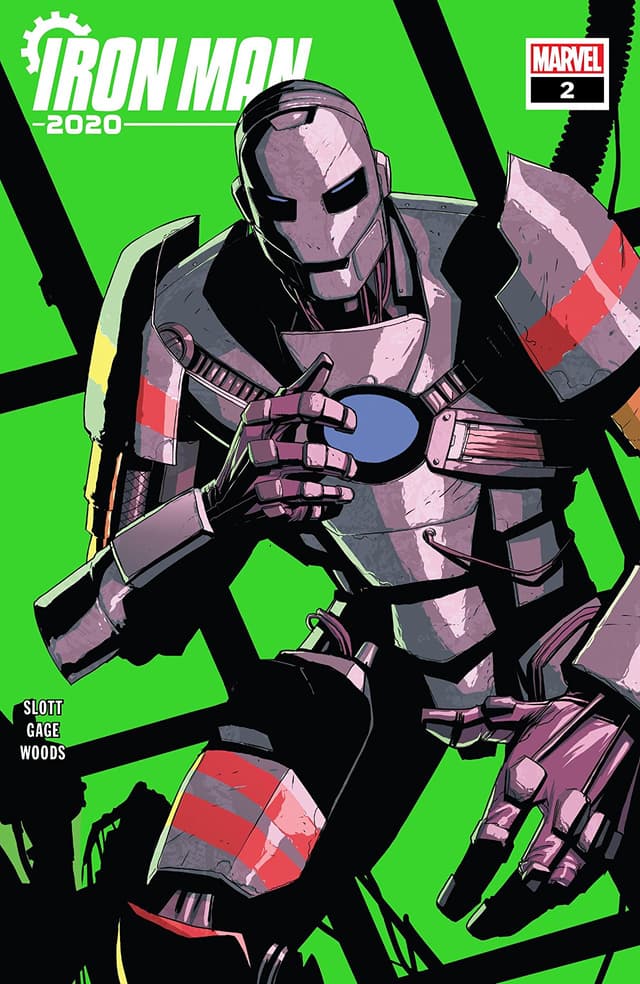 IRON MAN 2020 #1 cover by Pete Woods