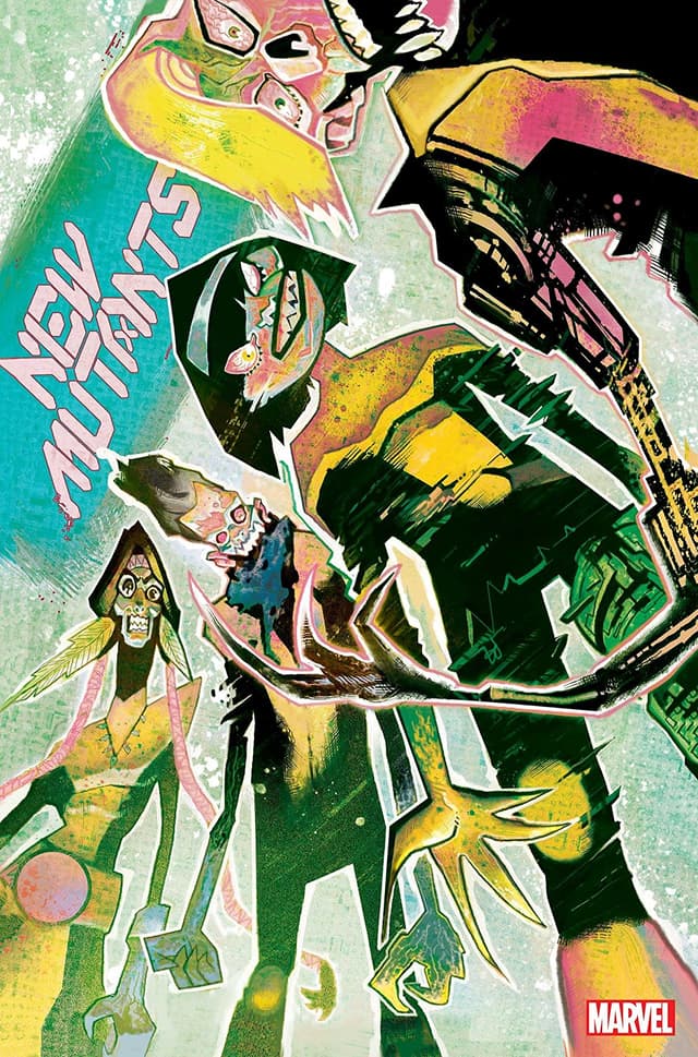 NEW MUTANTS #9 cover by Mike Del Mundo