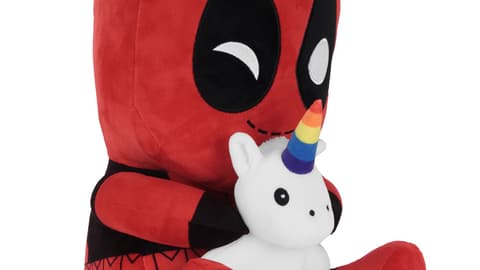 Image for Kidrobot’s New Deadpool with Unicorn HugMe Gives Wade Wilson a Special Buddy