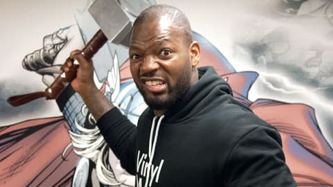 Image for Martellus Bennett Joins the Marvel Podcast