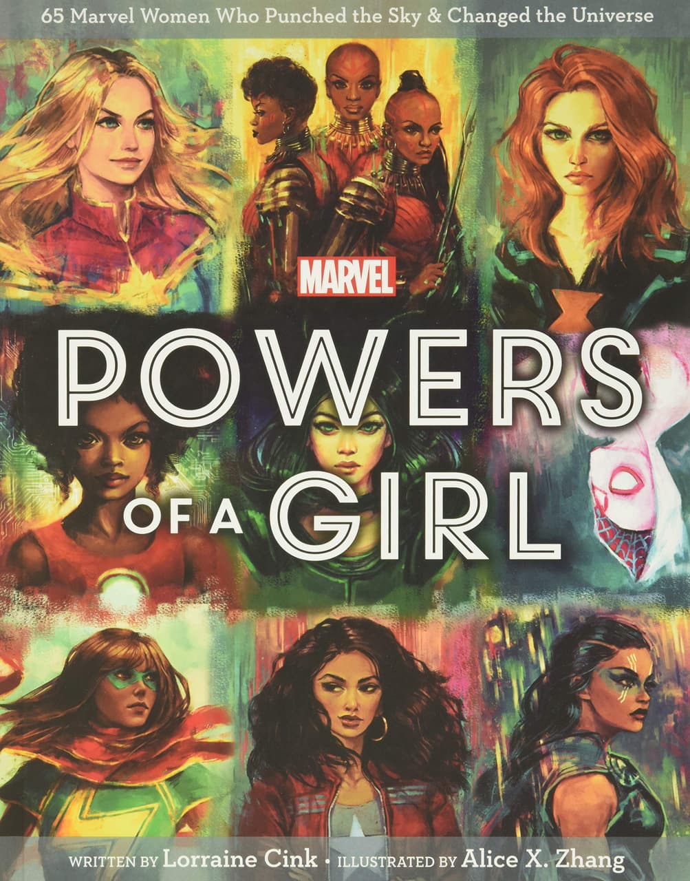 'Marvel: Powers of a Girl' cover by Alice X. Zhang