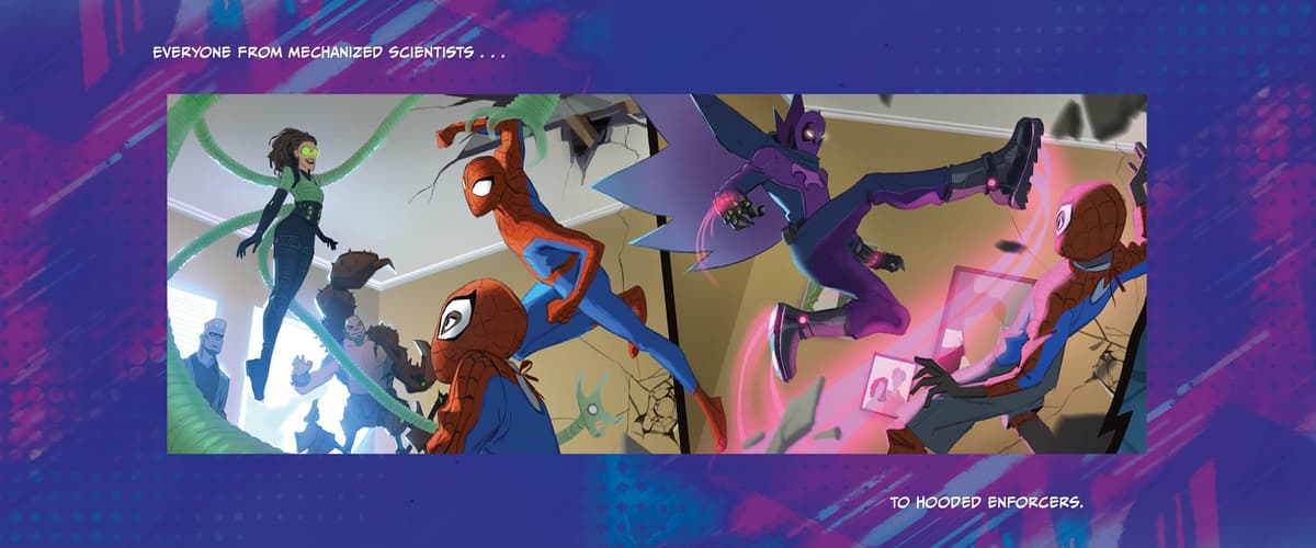 Dive into the 'Spider-Man: The Spider-Verse Unfolds' Book.