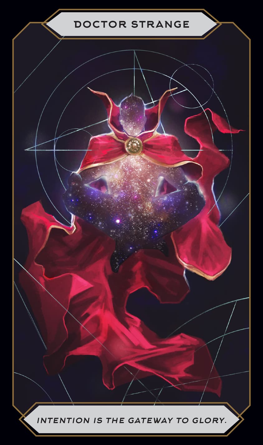 Magic of Marvel Oracle Deck Doctor Strange Card