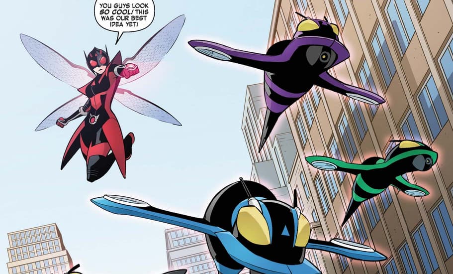 THE UNSTOPPABLE WASP (2018) #1 interior art by Gurihiru