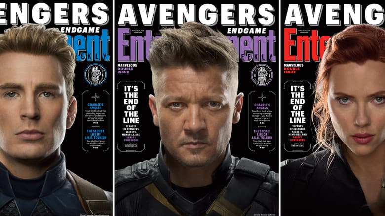 Entertainment Weekly Avengers:Endgame Covers