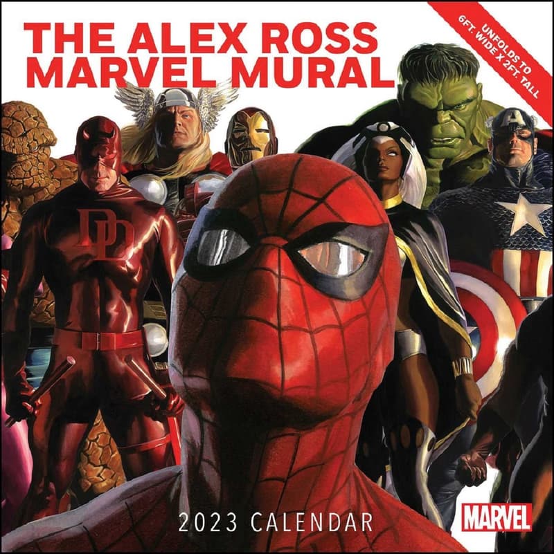Alex Ross Marvel Mural Calendar