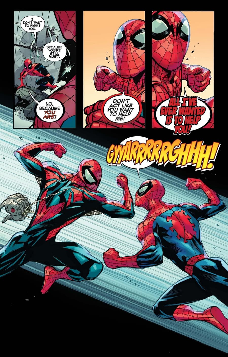 AMAZING SPIDER-MAN (2018) #93 page by Zeb Wells and Patrick Gleason