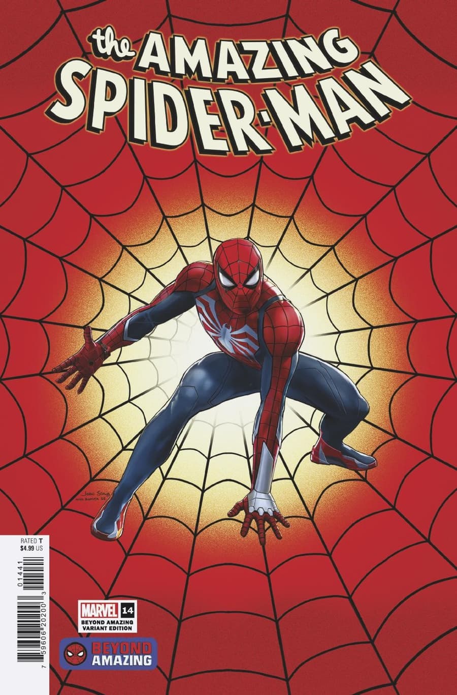 THE AMAZING SPIDER-MAN #14 Insomniac Beyond Amazing Variant Cover by John Staub