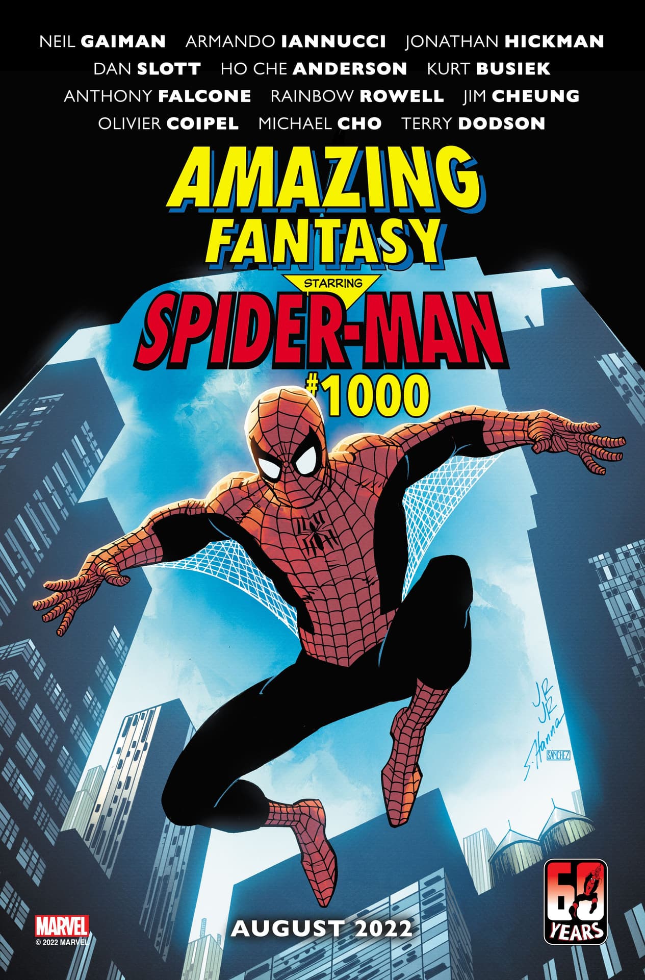 AMAZING FANTASY #1000 cover by John Romita Jr.