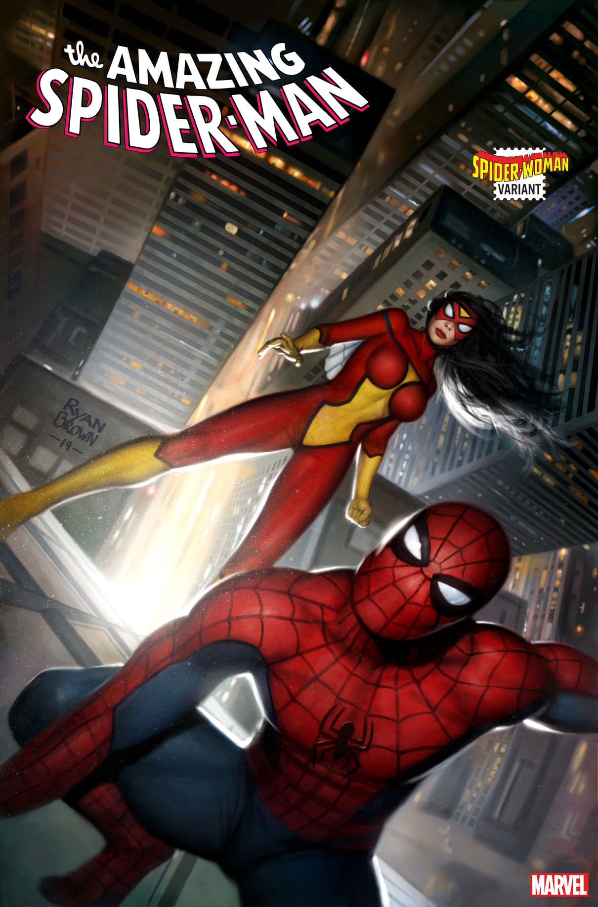 AMAZING SPIDER-MAN #41 SPIDER-WOMAN VARIANT by RYAN BROWN