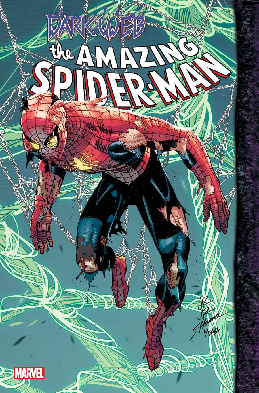 Cover to AMAZING SPIDER-MAN (2022) #17 by John Romita Jr..