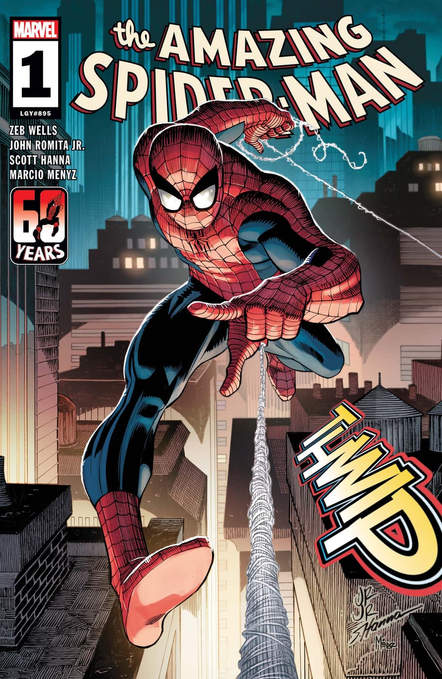 AMAZING SPIDER-MAN #1 cover by John Romita Jr.