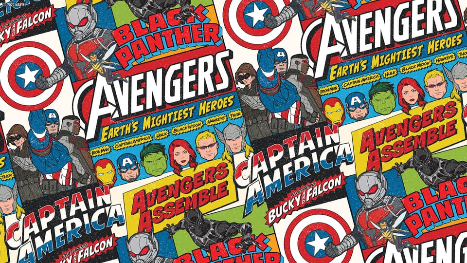 avengers comics background