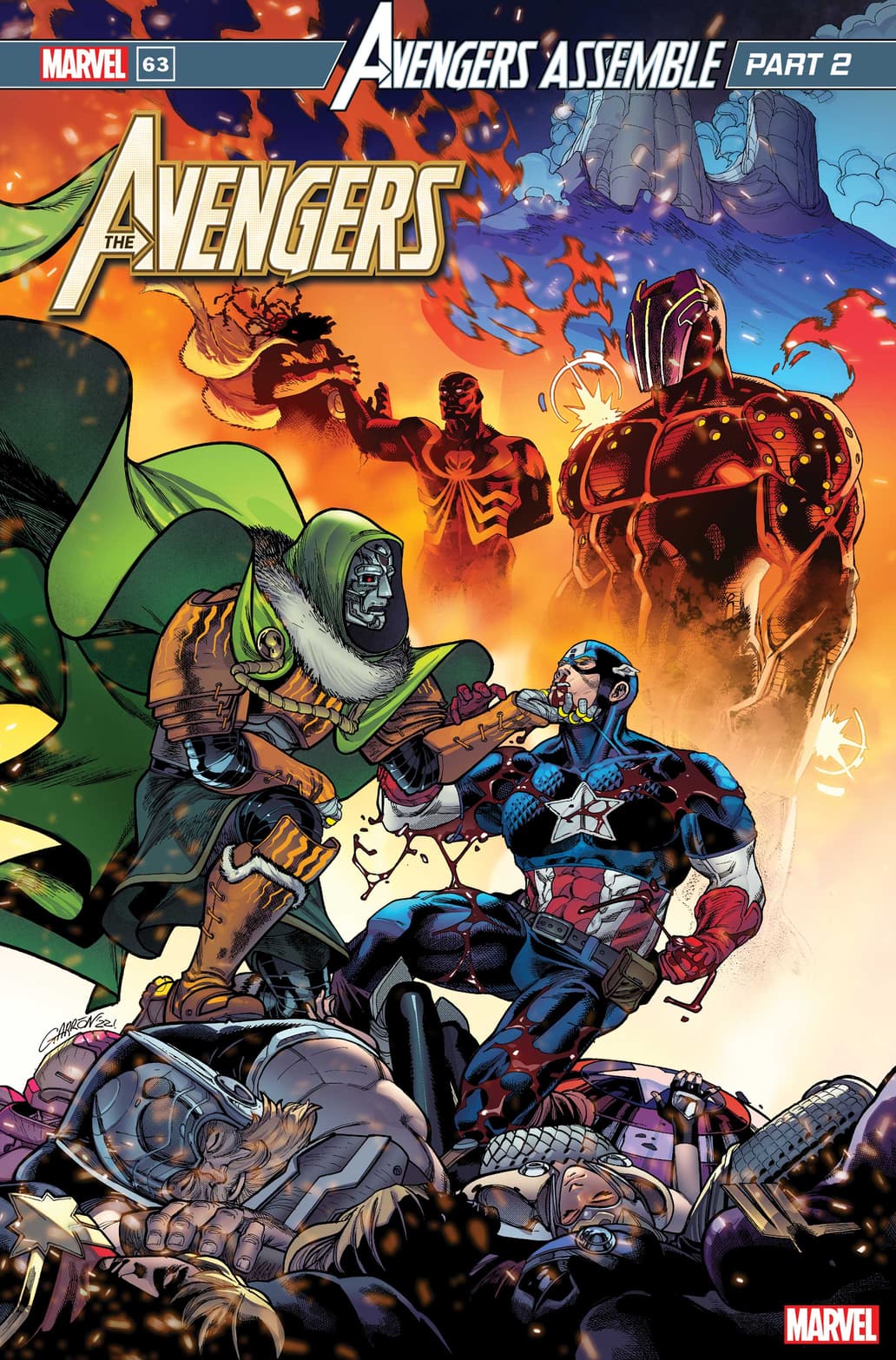 Avengers #63 Cover by JAVIER GARRÓN