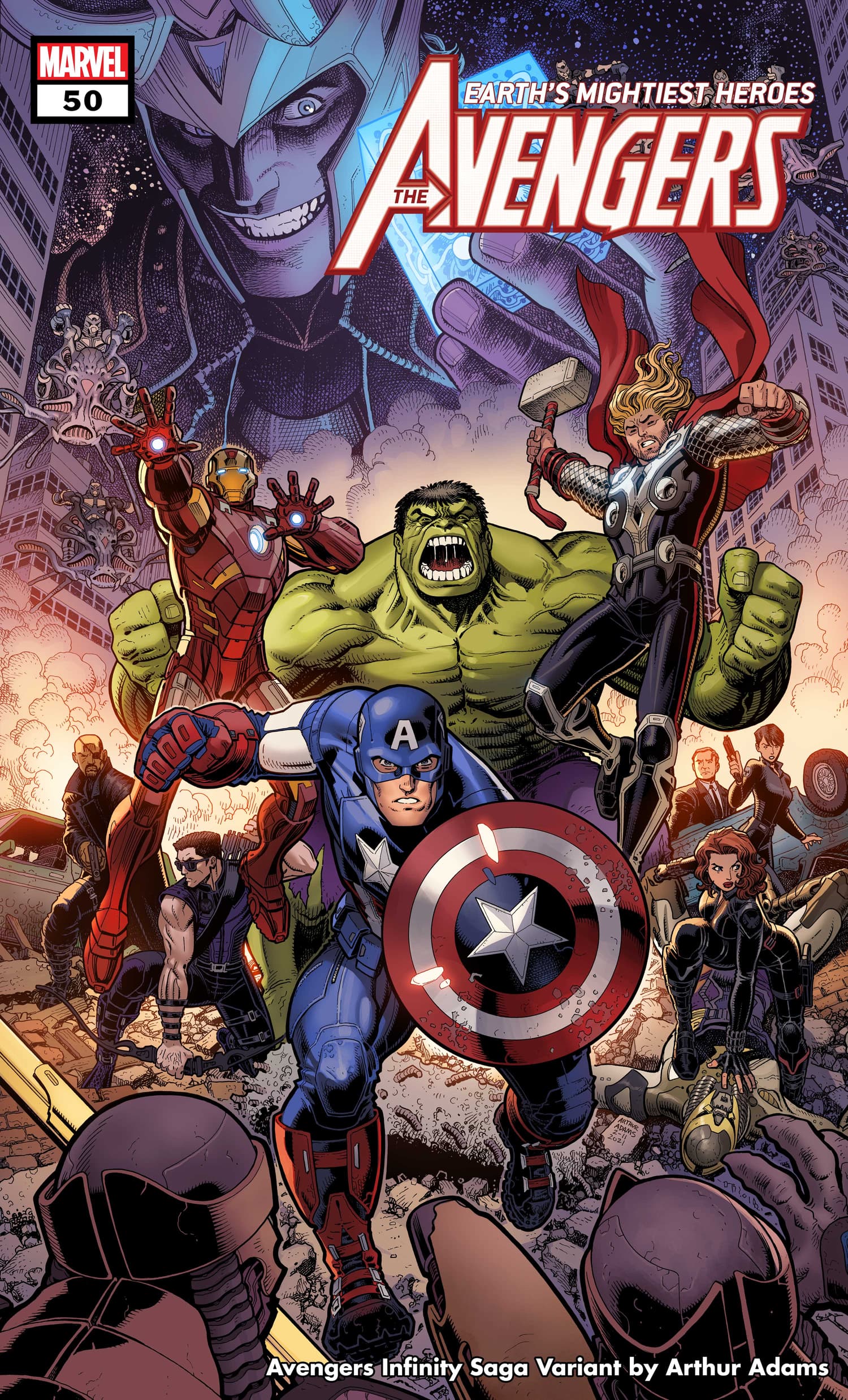 Avengers #50 Infinity Saga by Art Adams