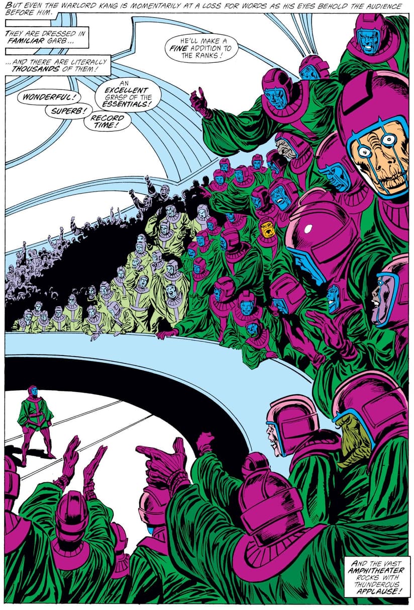 The Council of Cross-Time Kangs in AVENGERS (1963) #292.