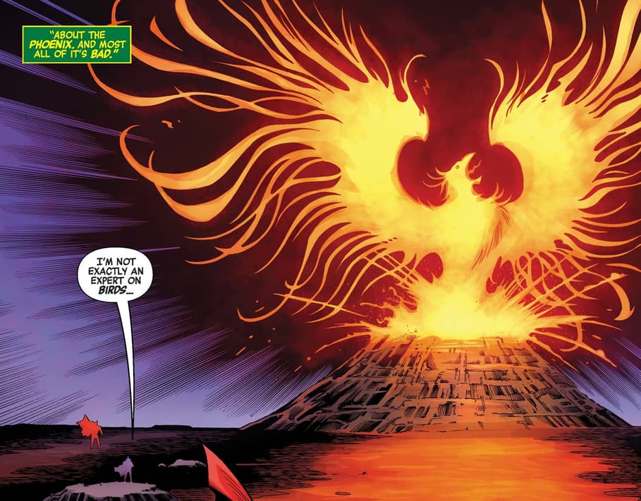 The Phoenix rises in AVENGERS (2018) #38.  