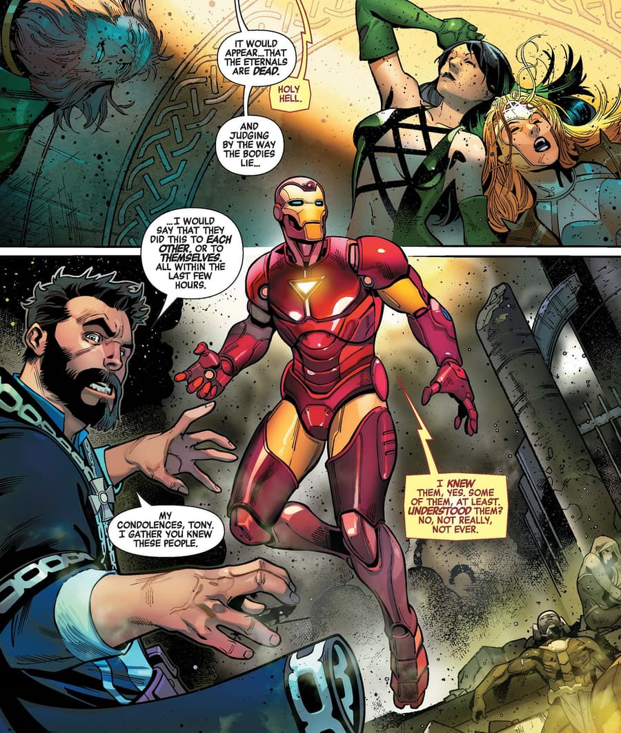A gruesome discovery in AVENGERS (2018) #4.