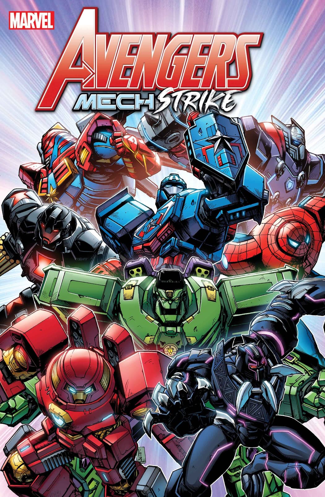 The armory of Avengers Mech Strike!