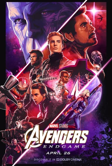 Avengers: Endgame Movie Poster Avengers 4 Retailer Exclusive Dolby Poster