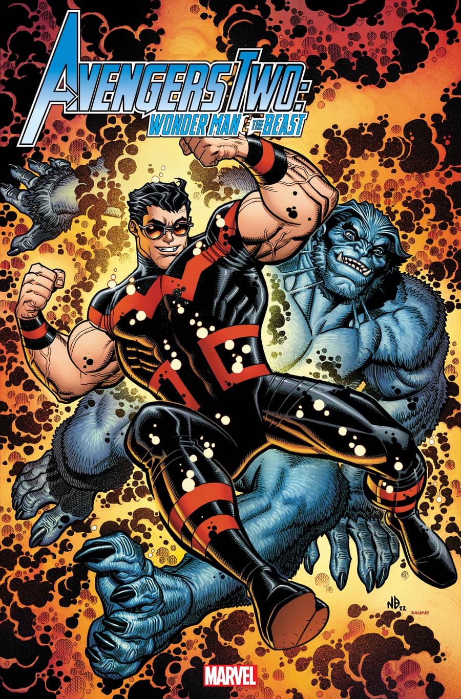 AVENGERS TWO: WONDER MAN AND BEAST – MARVEL TALES #1 Cover by NICK BRADSHAW
