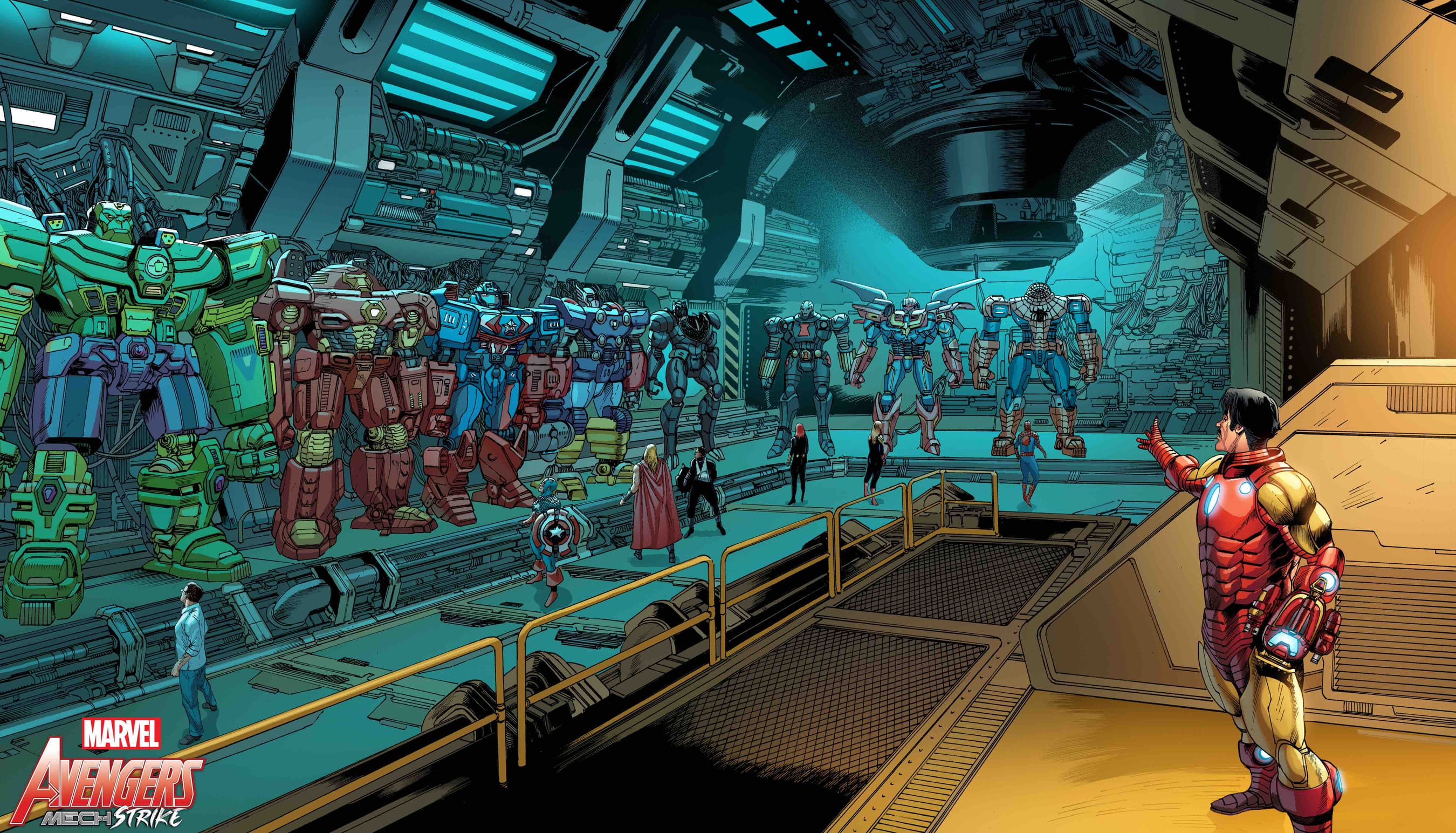 The Avengers Gear Up in All-New Armor in 'Avengers Mech | Marvel