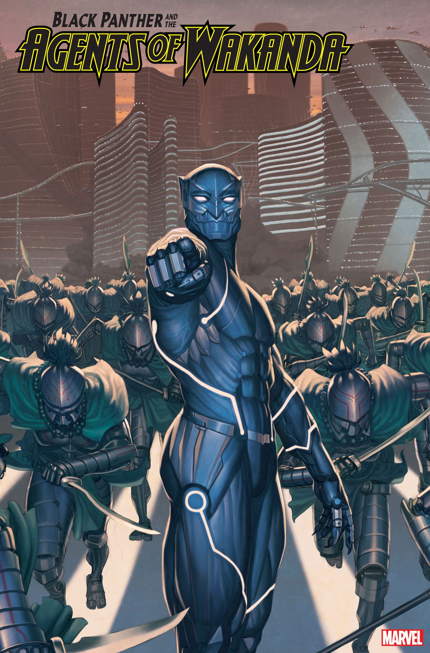 Black Panther and the Agents of Wakanda 2099 variant cover