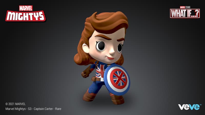 RARE — Marvel Mightys – Captain Carter