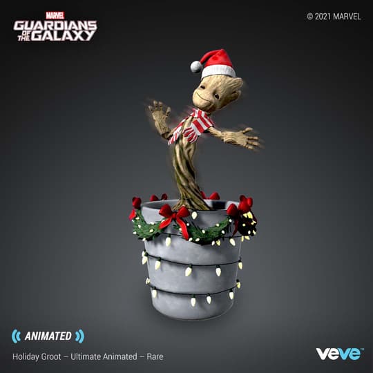 RARE — Holiday Groot — Ultimate Animated