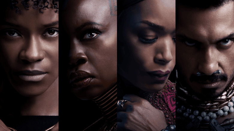 black panther character posters