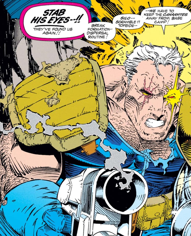 CABLE (1993) #1 panel by Fabian Nicieza, Art Thibert, and Chris Eliopoulos