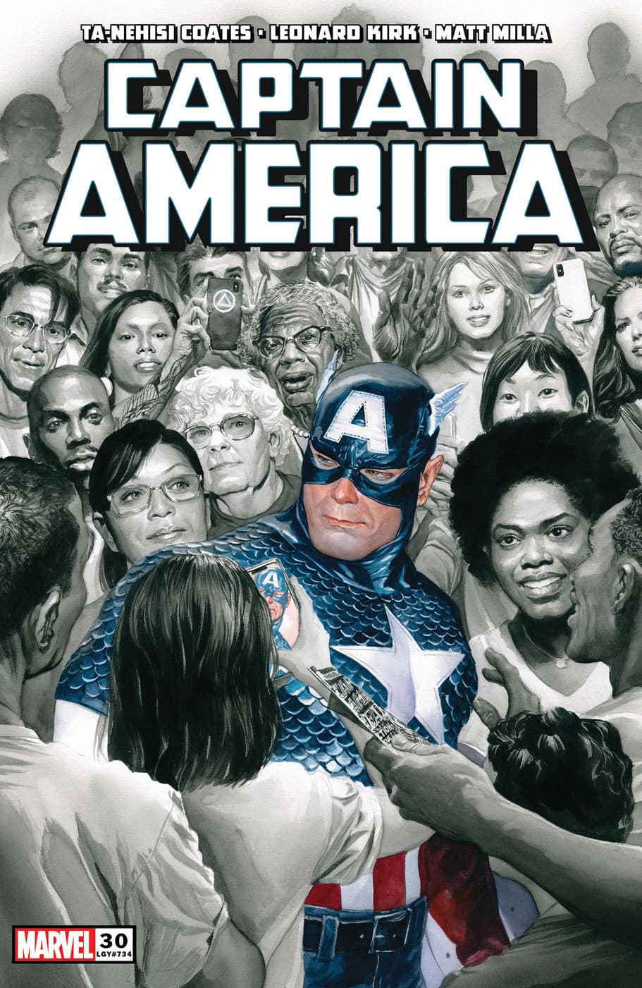 CAPTAIN AMERICA #30 cover by Alex Ross