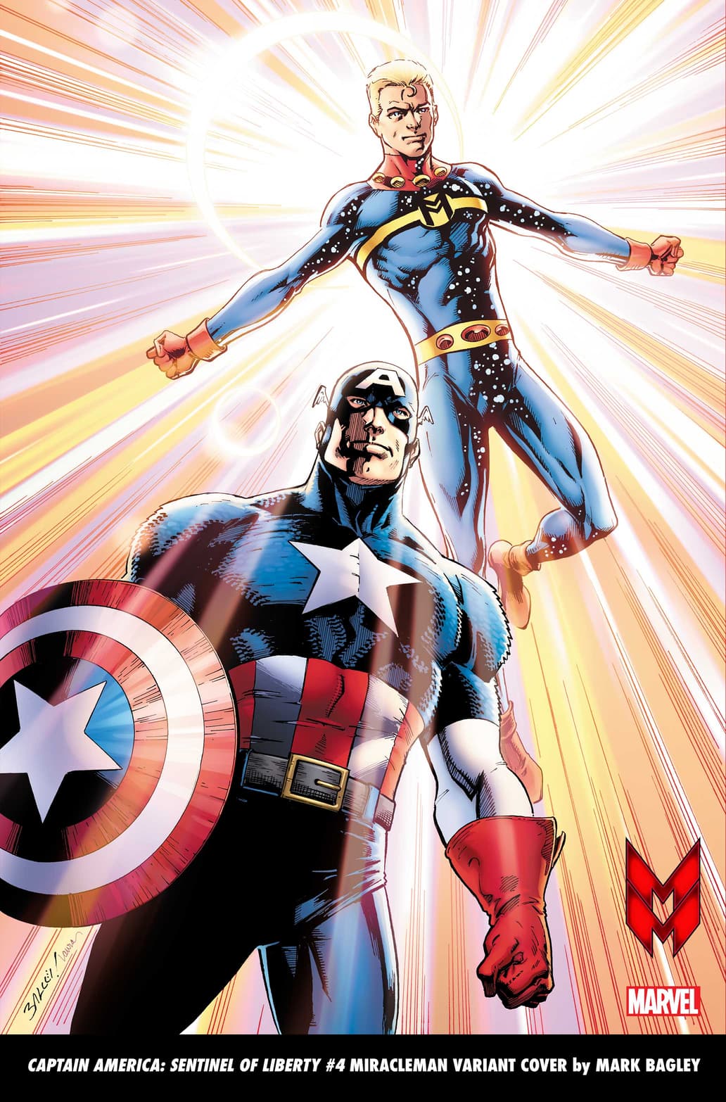 CAPTAIN AMERICA: SENTINEL OF LIBERTY #4 Miracleman Variant Cover by Mark Bagley