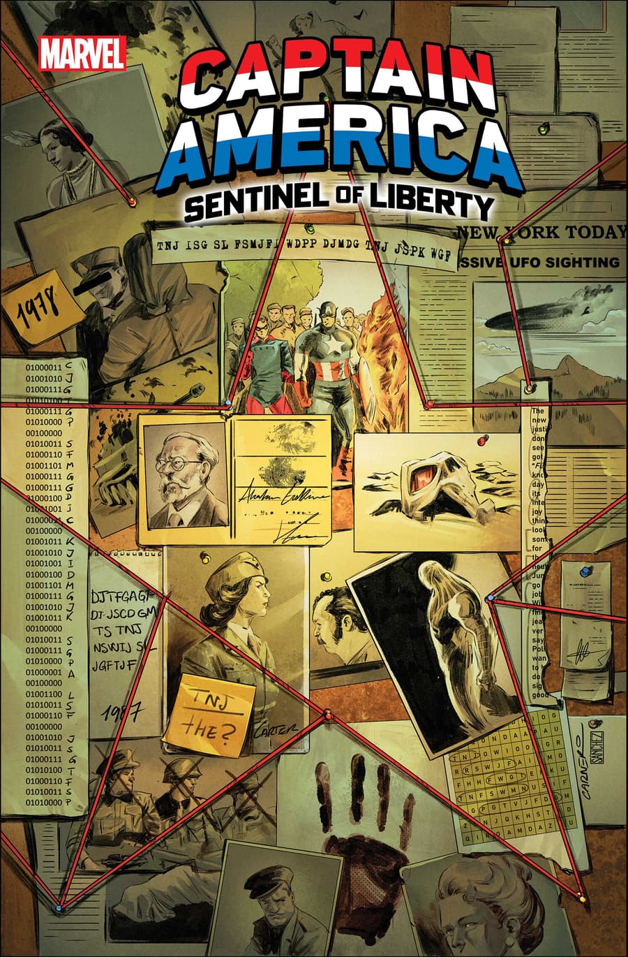 CAPTAIN AMERICA: SENTINEL OF LIBERTY #4 cover by Carmen Carnero