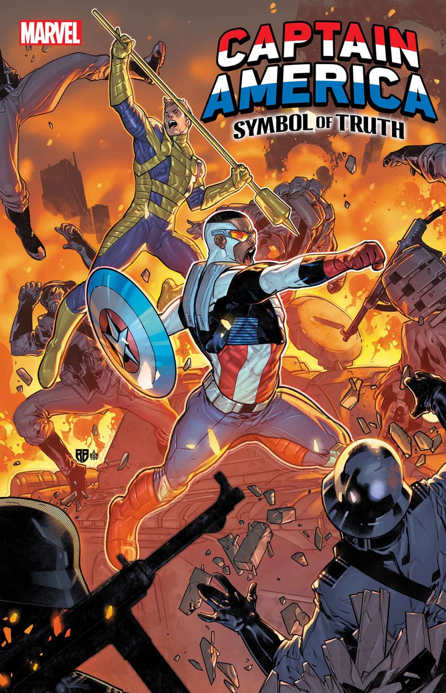 CAPTAIN AMERICA: SYMBOL OF TRUTH #9 Cover by R.B. SILVA