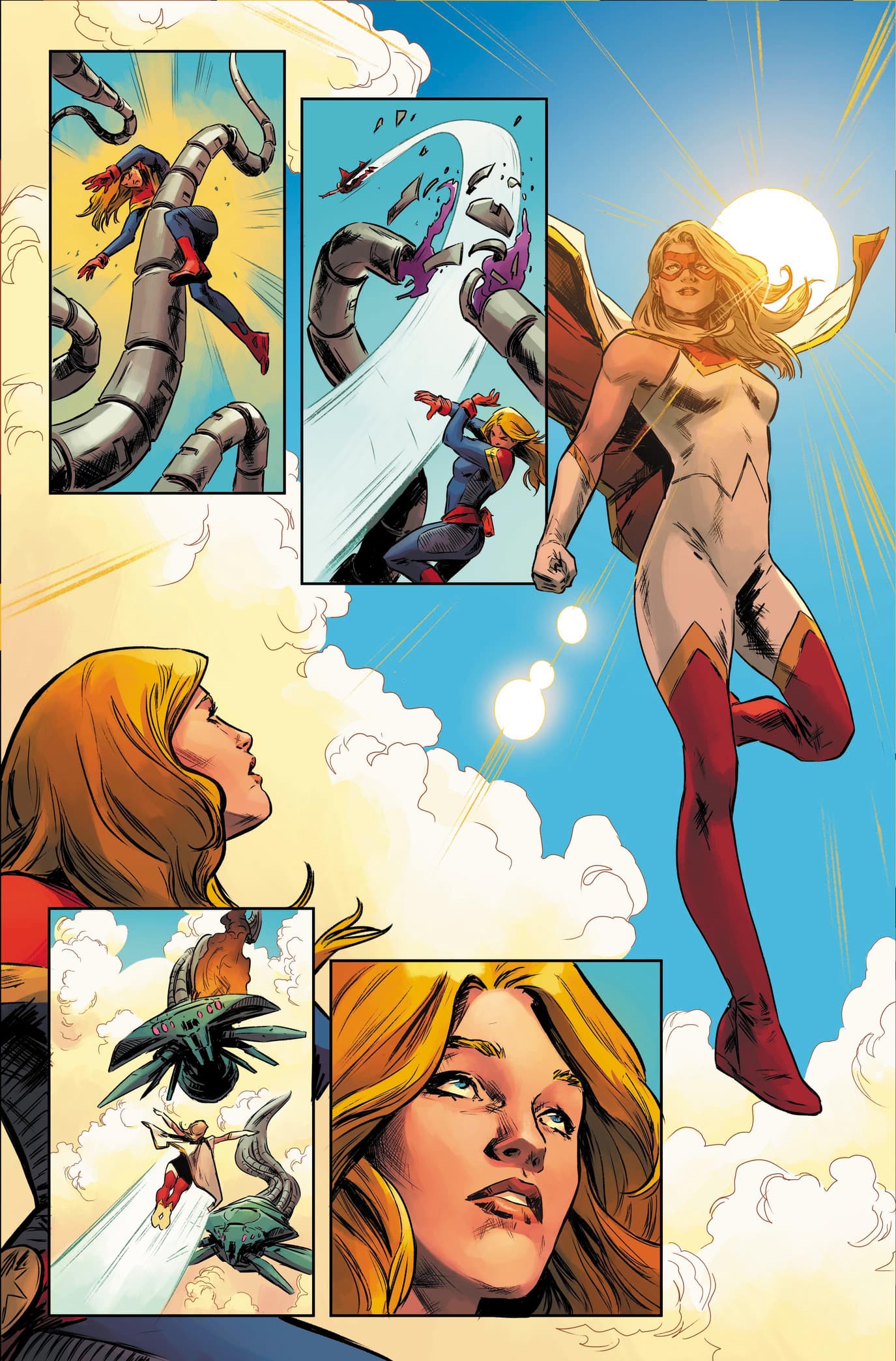 Page from Captain Marvel #8