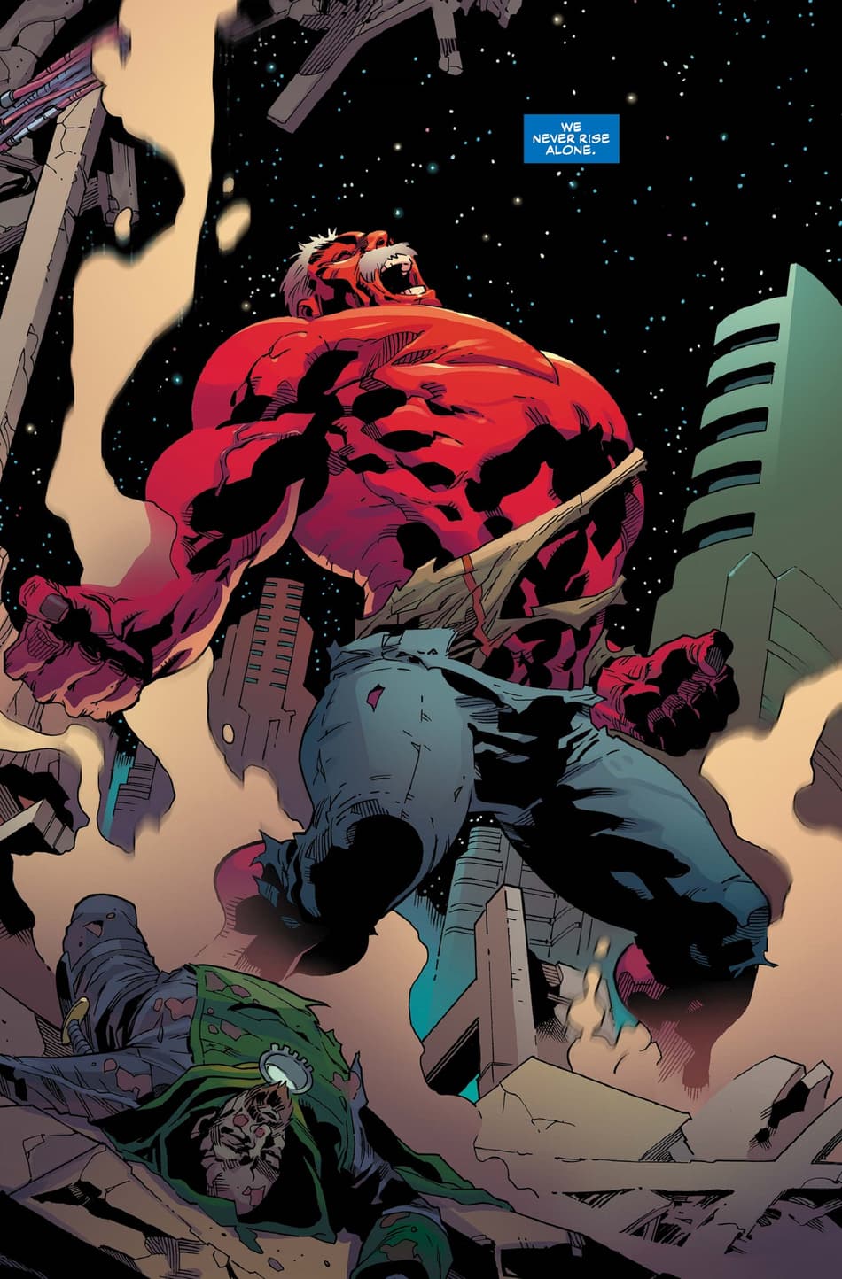 The return of the Red Hulk in CAPTAIN AMERICA (2018) #26.